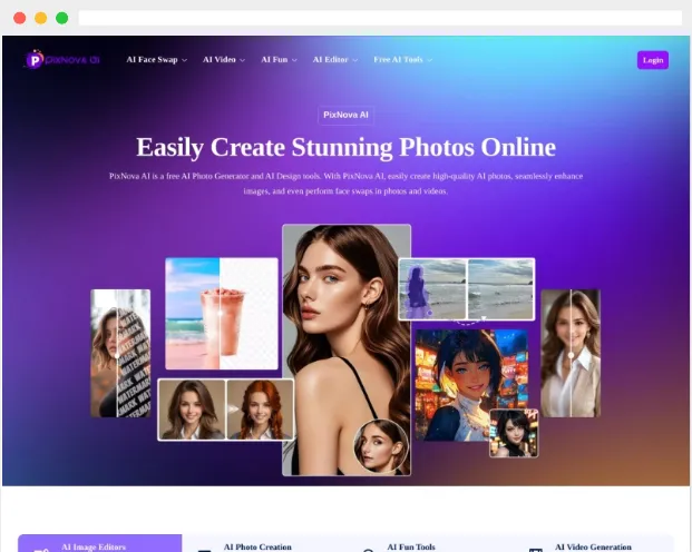 PixNova AI官网截图