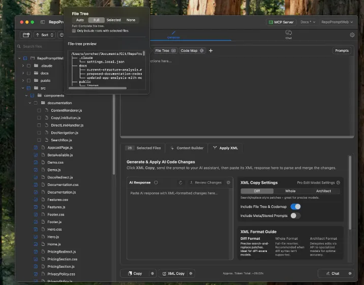 Repo Prompt(AI文件分析及上下文管理工具)