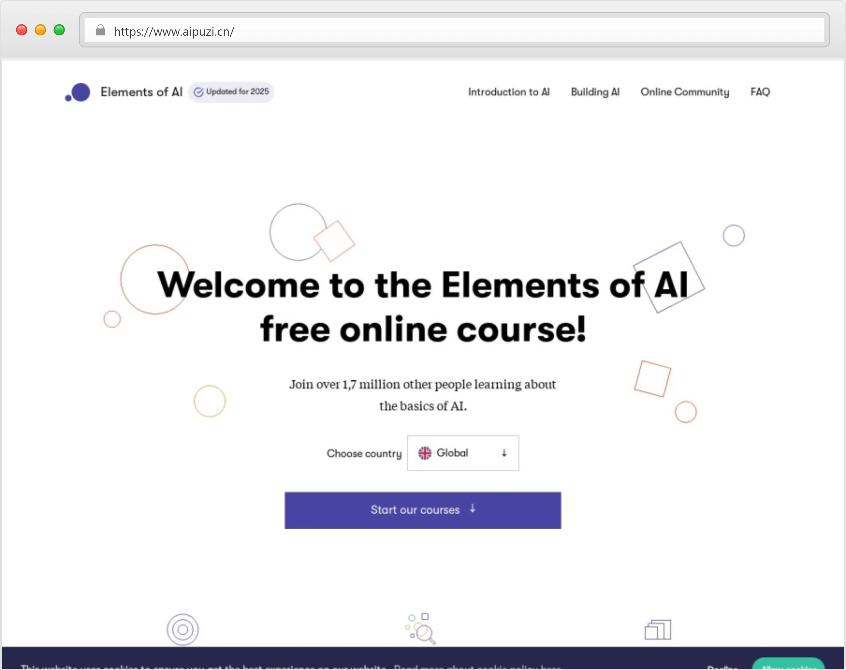 Elements of AI官网截图