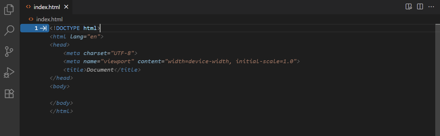 Screenshot showing Copilot suggesting HTML structure completion.