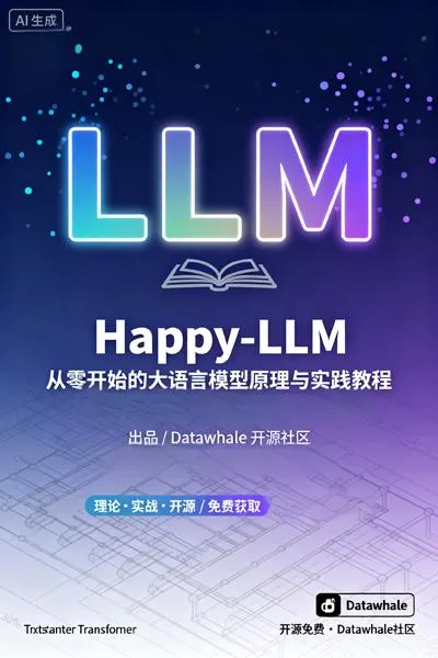 Happy-LLM：从零开始的大语言模型原理与实践教程封面