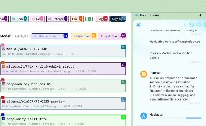 Nanobrowser(开源AI浏览器自动化助手)