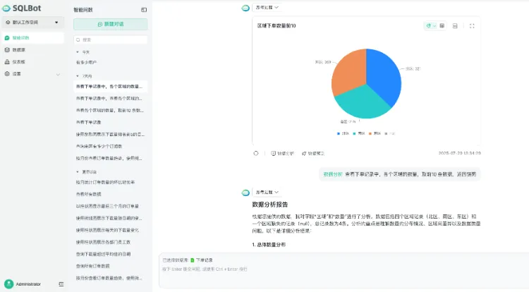 SQLBot UI界面