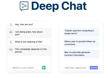 Deep Chat：开源可定制的 AI 聊天界面组件，支持多模态交互与跨平台集成