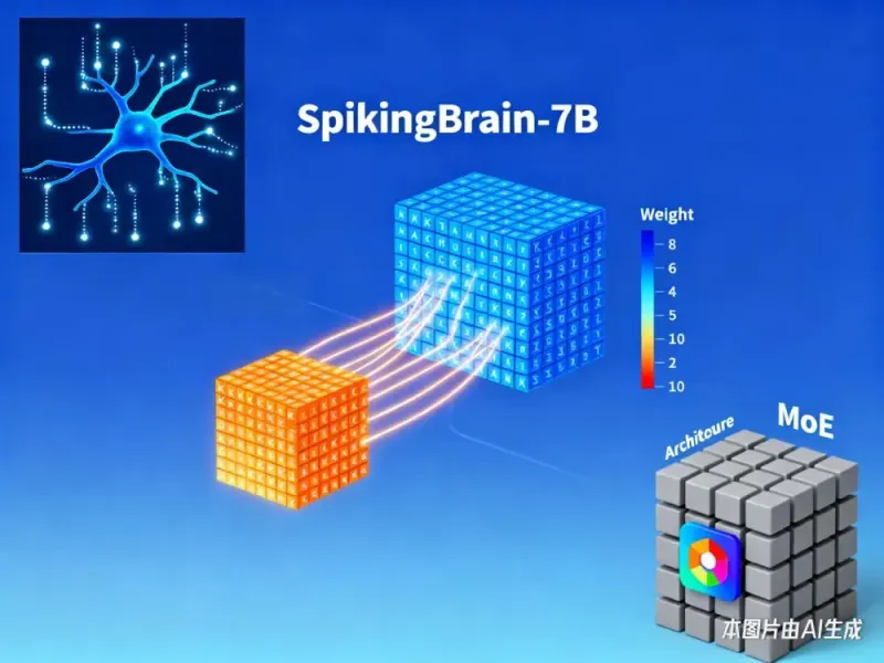 SpikingBrain-7B：融合脉冲编码与 MoE 架构的高效能大语言模型