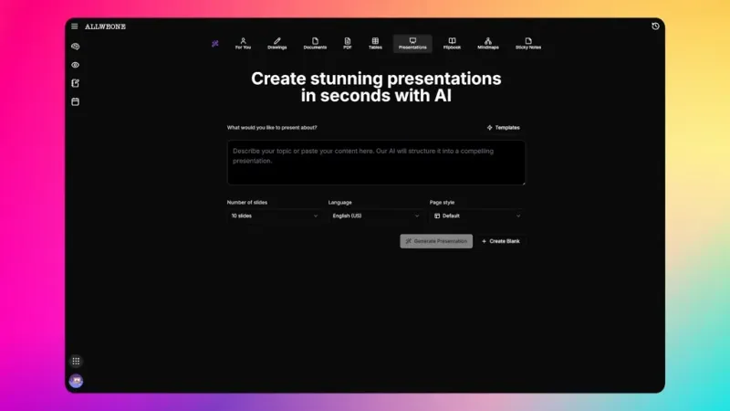 Presentation-AI：开源 AI PPT 生成工具，快速制作精美演示文稿