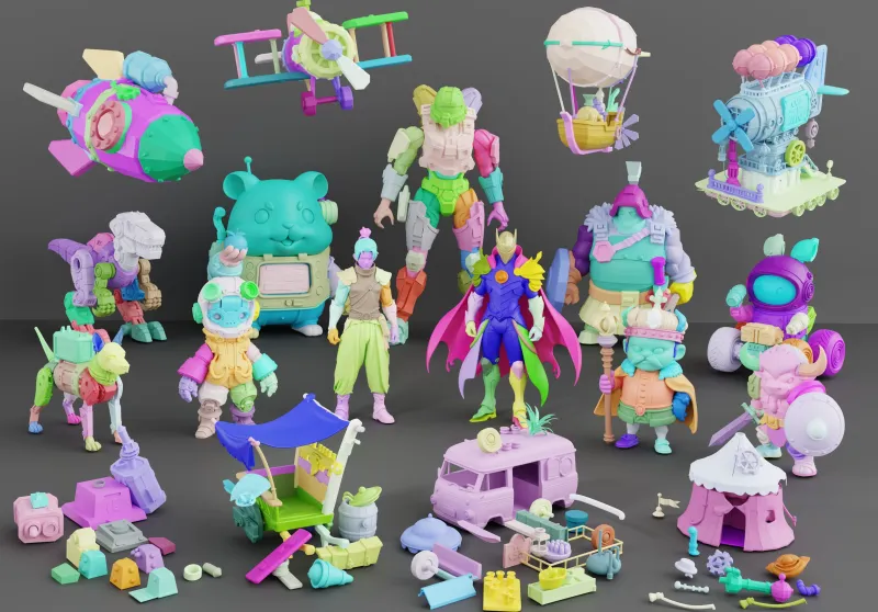 Hunyuan3D-Part：腾讯混元开源的 3D 形状部件分割与生成框架