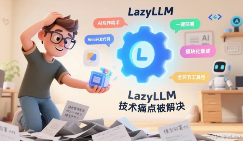 零代码搭建本地大模型AI写作助手:LazyLLM 全流程实战指南 零代码搭建本地大模型AI写作助手:LazyLLM 全流程实战指南