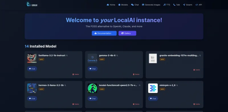 LocalAI(AI本地化推理与多模态生成工具)