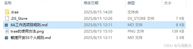 TRAE调教指南：用6A工作流项目规则+5S敏捷个人规则打造高效AI开发流程