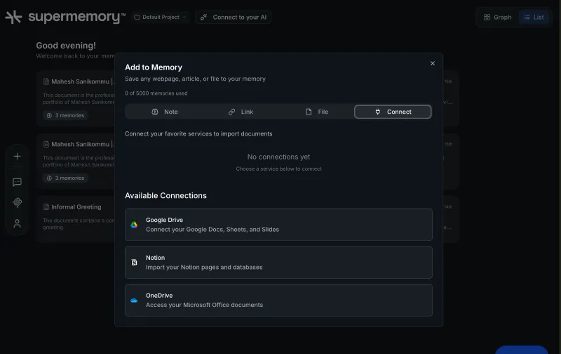 Supermemory:开源 AI 驱动记忆管理工具,多源内容整合与智能交互 Supermemory:开源 AI 驱动记忆管理工具,多源内容整合与智能交互