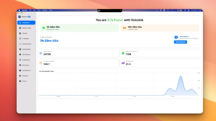 VoiceInk(智能语音转文字工具)