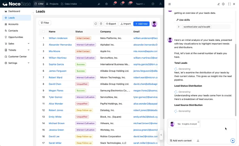 NocoBase:开源可扩展的AI增强型无代码开发工具,支持全场景业务系统构建 NocoBase:开源可扩展的AI增强型无代码开发工具,支持全场景业务系统构建