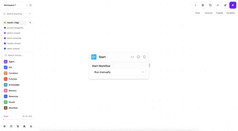Sim:SimStudio推出的AI代理工作流快速构建部署工具 Sim:SimStudio推出的AI代理工作流快速构建部署工具