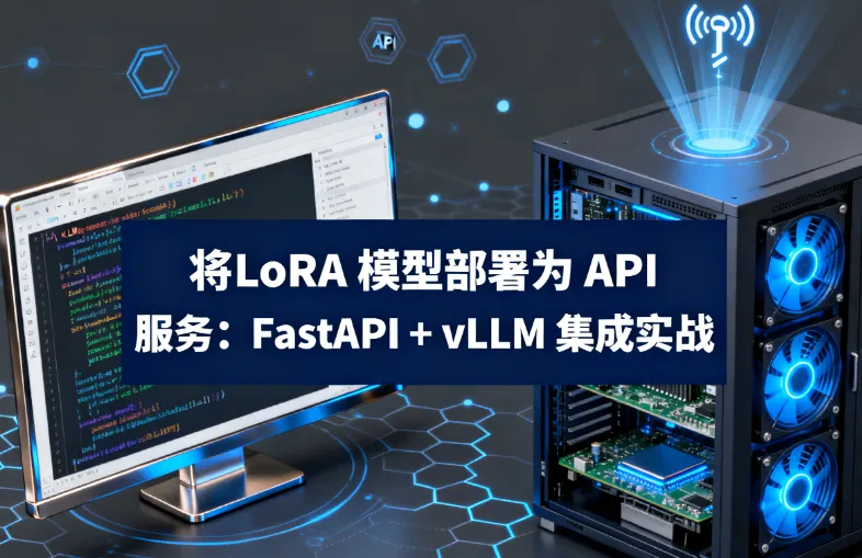 将 LoRA 模型部署为 API 服务:FastAPI + vLLM 集成实战 将 LoRA 模型部署为 API 服务:FastAPI + vLLM 集成实战