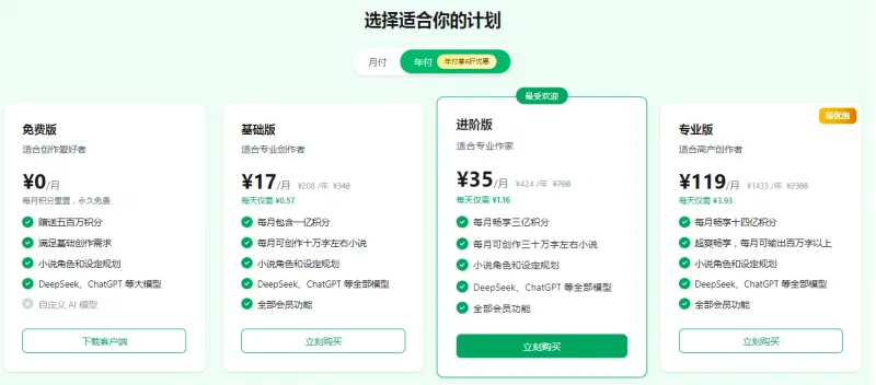 FeelFish(AI小说创作智能写作助手)