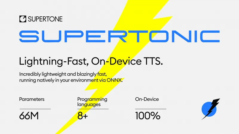 Supertonic:开源的超高速设备端文本转语音工具 Supertonic:开源的超高速设备端文本转语音工具