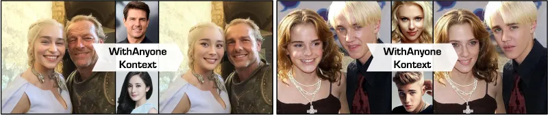 WithAnyone:复旦 & 阶跃星辰联合开源的 AI 合照生成模型,一键实现自然多身份同框 WithAnyone:复旦 & 阶跃星辰联合开源的 AI 合照生成模型,一键实现自然多身份同框