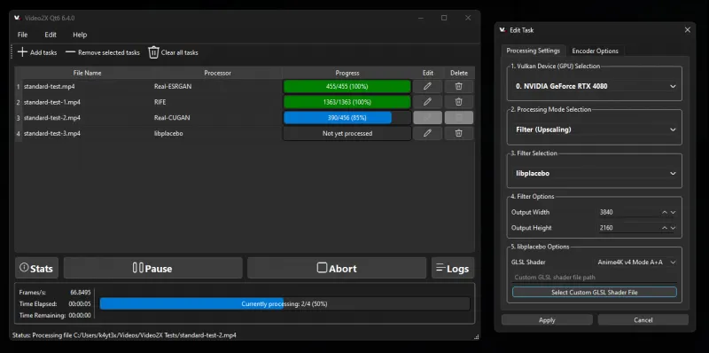 Video2X(开源AI视频超分辨率工具) Video2X(开源AI视频超分辨率工具)
