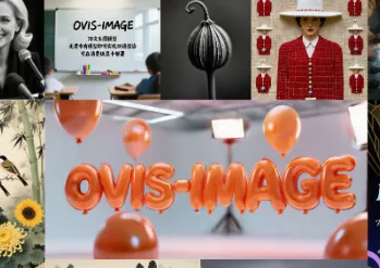 Ovis-Image：阿里开源的7B 参数轻量级AI文生图模型