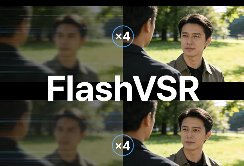 FlashVSR:开源实时视频超分辨率框架,基于扩散模型实现高效高画质视频增强 FlashVSR:开源实时视频超分辨率框架,基于扩散模型实现高效高画质视频增强