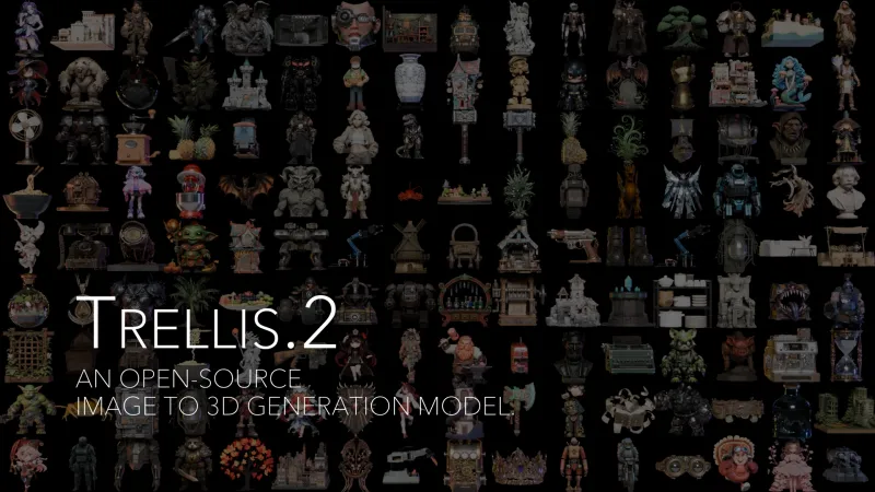 TRELLIS.2：微软开源的高保真图像到 3D 生成模型