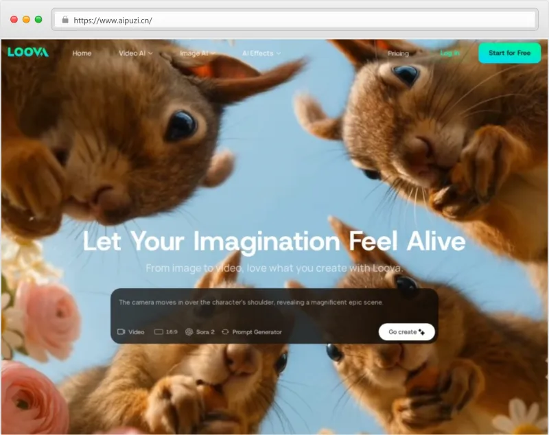 Loova官网截图