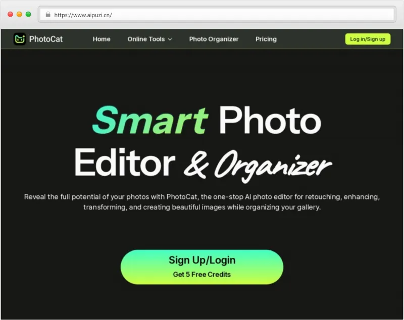 PhotoCat官网截图