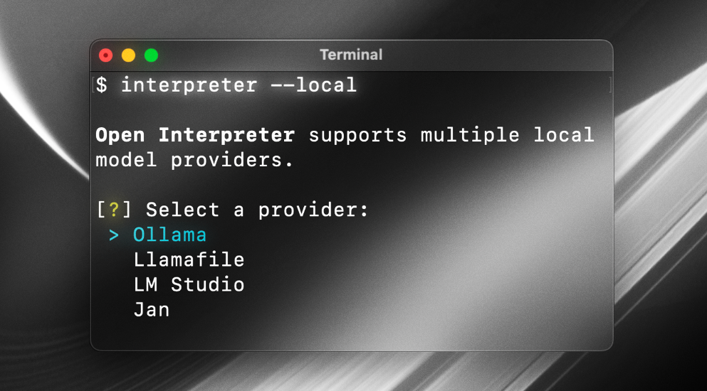Open Interpreter:开源本地运行的大语言模型代码执行工具 Open Interpreter:开源本地运行的大语言模型代码执行工具