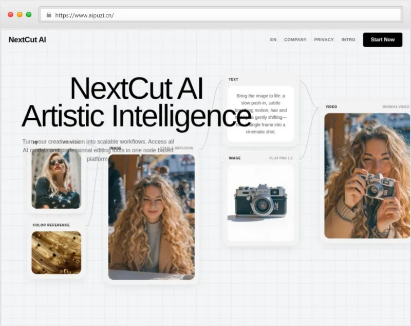 NextCut AI官网截图