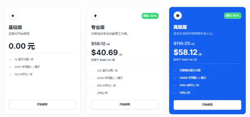SlidesAI：AI智能PPT生成器，一键将文本转化为专业幻灯片