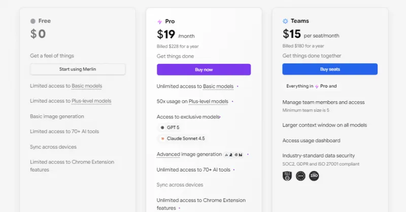 Merlin AI:集成GPT-4与Claude的全能AI助手,一键总结网页与视频 Merlin AI:集成GPT-4与Claude的全能AI助手,一键总结网页与视频