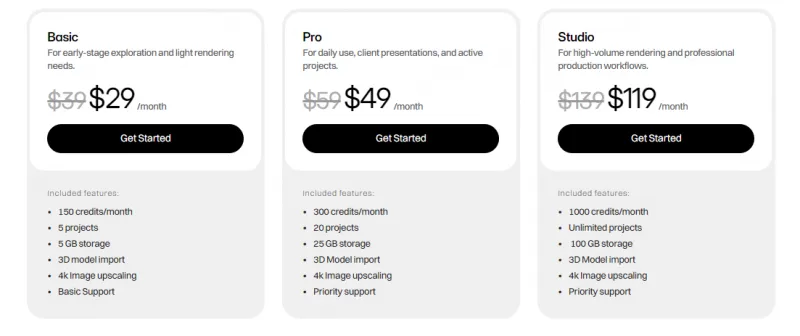 ArchRender：面向建筑师与设计师的AI驱动极速渲染平台