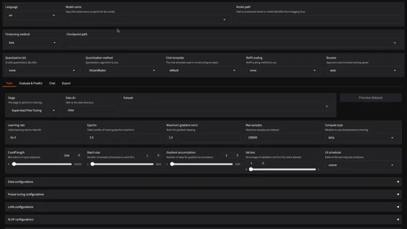 LLaMA-Factory:一站式大模型高效微调框架,零代码适配百种模型与全流程训练 LLaMA-Factory:一站式大模型高效微调框架,零代码适配百种模型与全流程训练