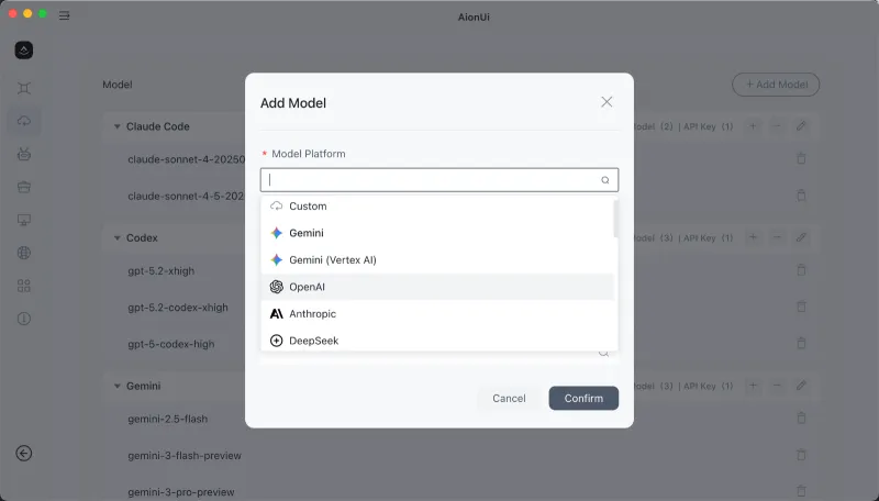 AionUi：iOfficeAI 推出的免费开源命令行 AI 工具可视化桌面应用