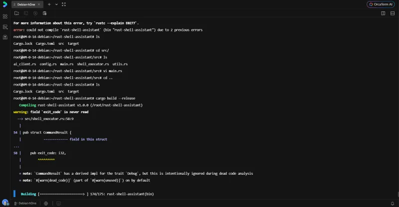 未使用的字段警告截图，建议添加 allow 属性