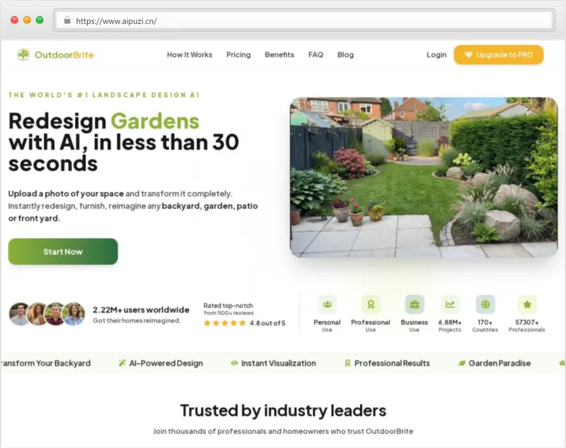OutdoorBrite官网截图