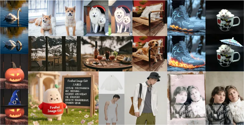 FireRed-Image-Edit:小红书开源的通用AI图像编辑模型,高保真指令遵循与视觉一致性编辑 FireRed-Image-Edit:小红书开源的通用AI图像编辑模型,高保真指令遵循与视觉一致性编辑