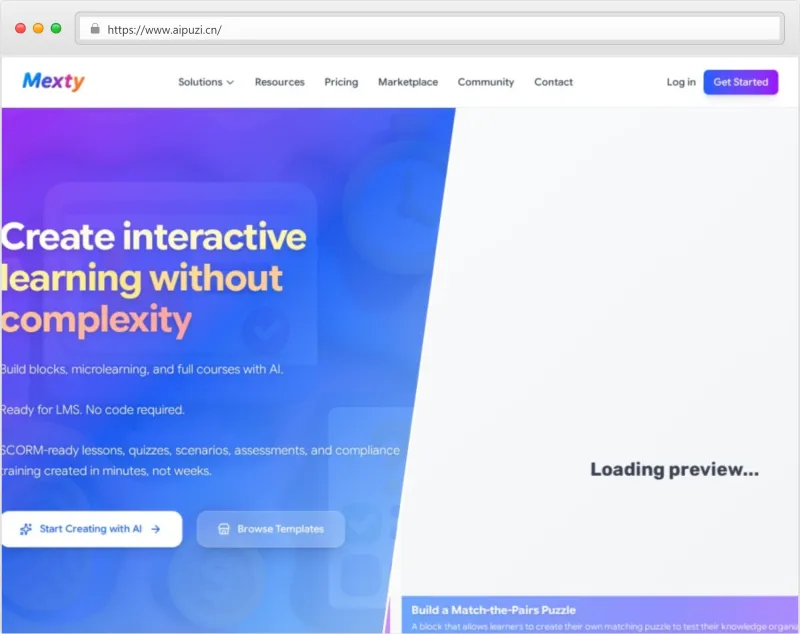 MEXTY.AI官网截图