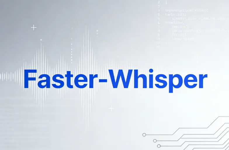 Faster-Whisper：基于CTranslate2的高性能语音转文本引擎，4倍速推理与低内存占用双突破