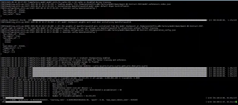 基于 LLaMA-Factory 的 Qwen3-4B-Instruct 高效 LoRA 微调全流程实践