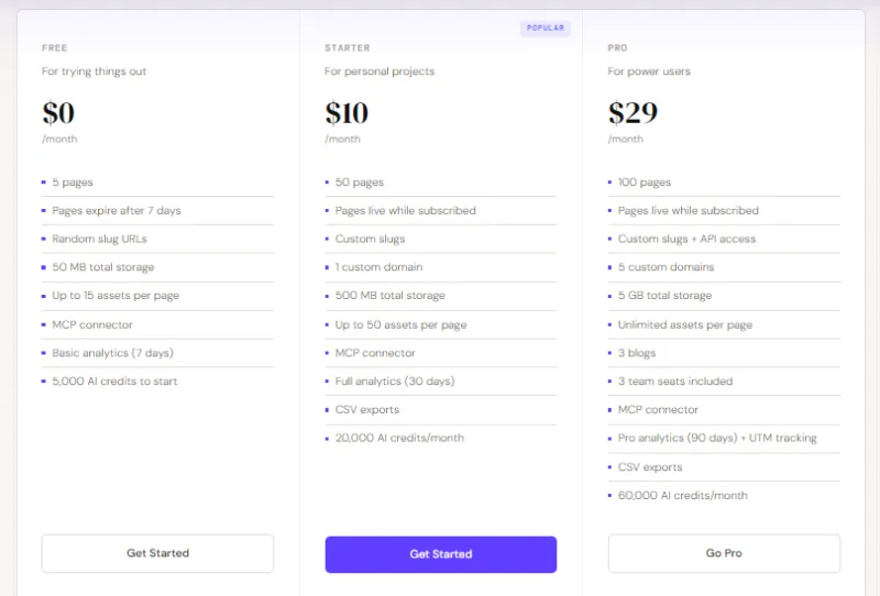 HTMLPub：AI驱动的一站式网页即时发布平台