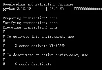 等待虚拟环境安装完成