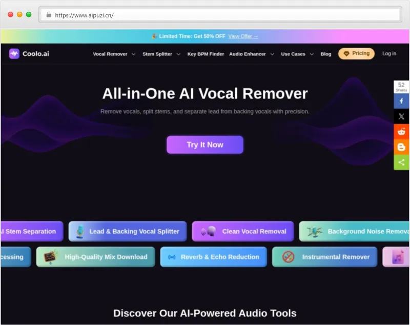 Coolo AI官网截图