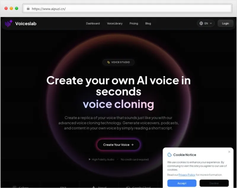 Voiceslab官网截图