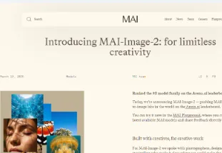 MAI-Image-2：微软推出的全球前三高性能AI文本生成图像大模型