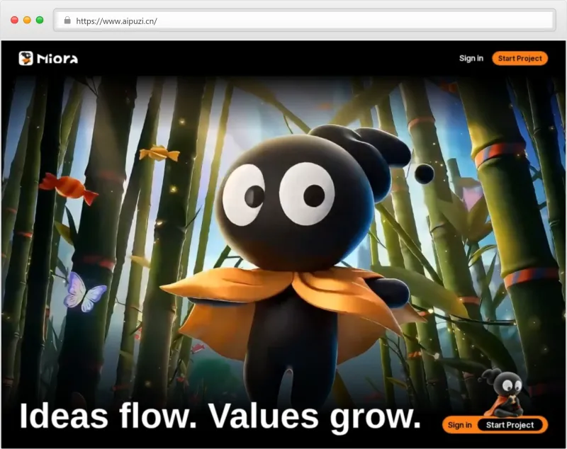 Miora官网截图