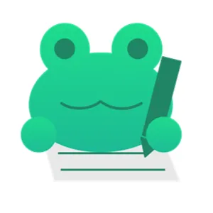 蛙蛙写作：多场景AI创作平台，支持小说、漫剧、剧本及通用写作 Logo