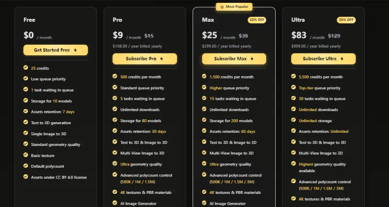 Kreat3D:AI驱动的3D模型创作平台,图片文字一键生成3D模型 Kreat3D:AI驱动的3D模型创作平台,图片文字一键生成3D模型