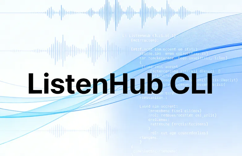 ListenHub CLI：开源AI创作命令行工具，一站式实现音乐、播客、TTS、图片批量生成